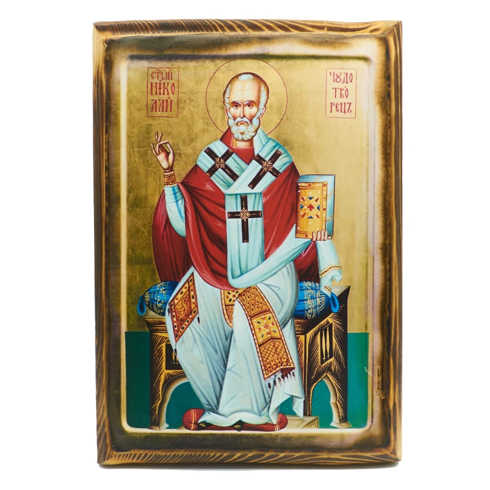 Икона &quotНиколая Чудотворца&quot Н-0003 | Дом и сад