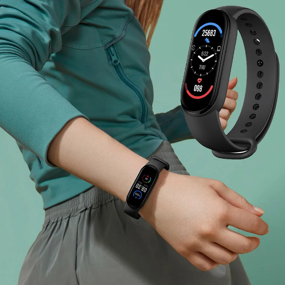 Фитнес браслет M6 смарт дешевые смарт-часы M5 Bluetooth шагомер уведомления новинка