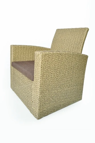 Комплект садовой мебели: Диван Кресла Стол Divan24 Сицилия (бежевый) Мебель / Садовая