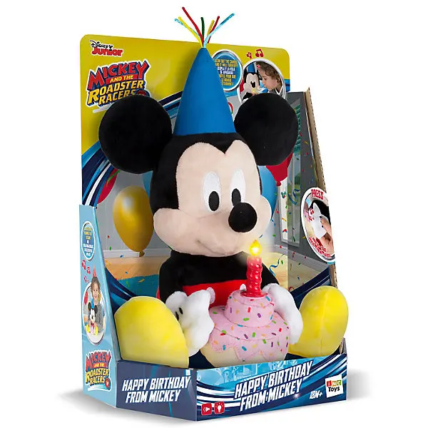 Интерактивная мягкая игрушка IMC toys &quotDisney Mickey Mouse" Микки и весёлые гонки: День