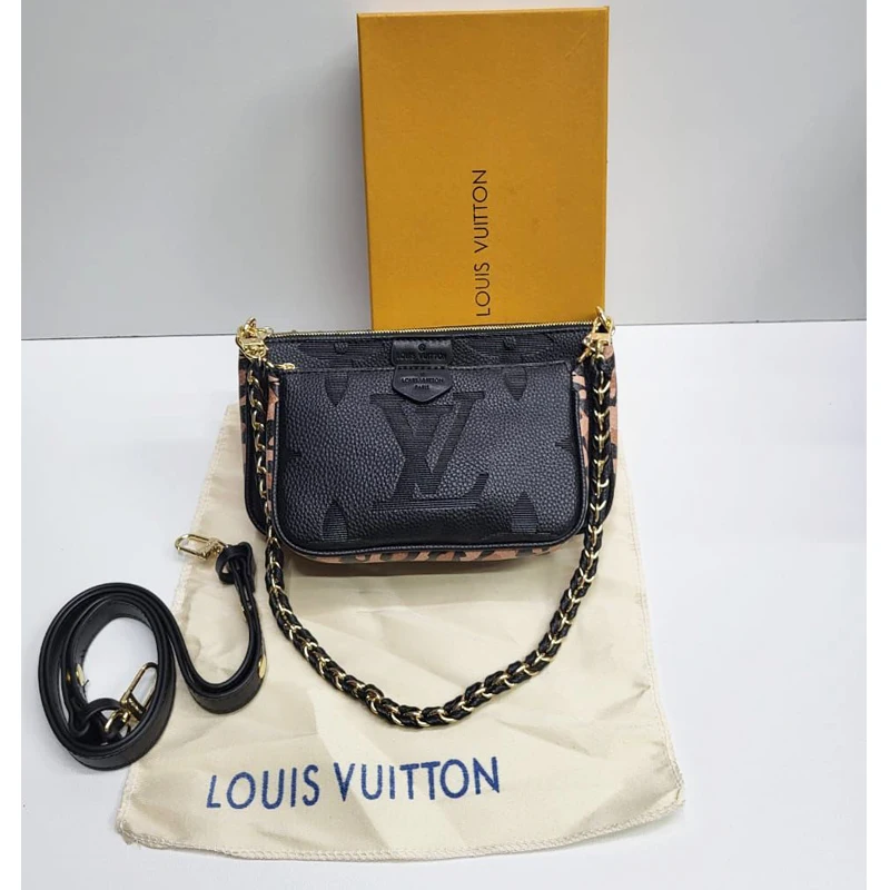 Женская сумка Loui Vuitton через плечо 24х17-19x11 см |