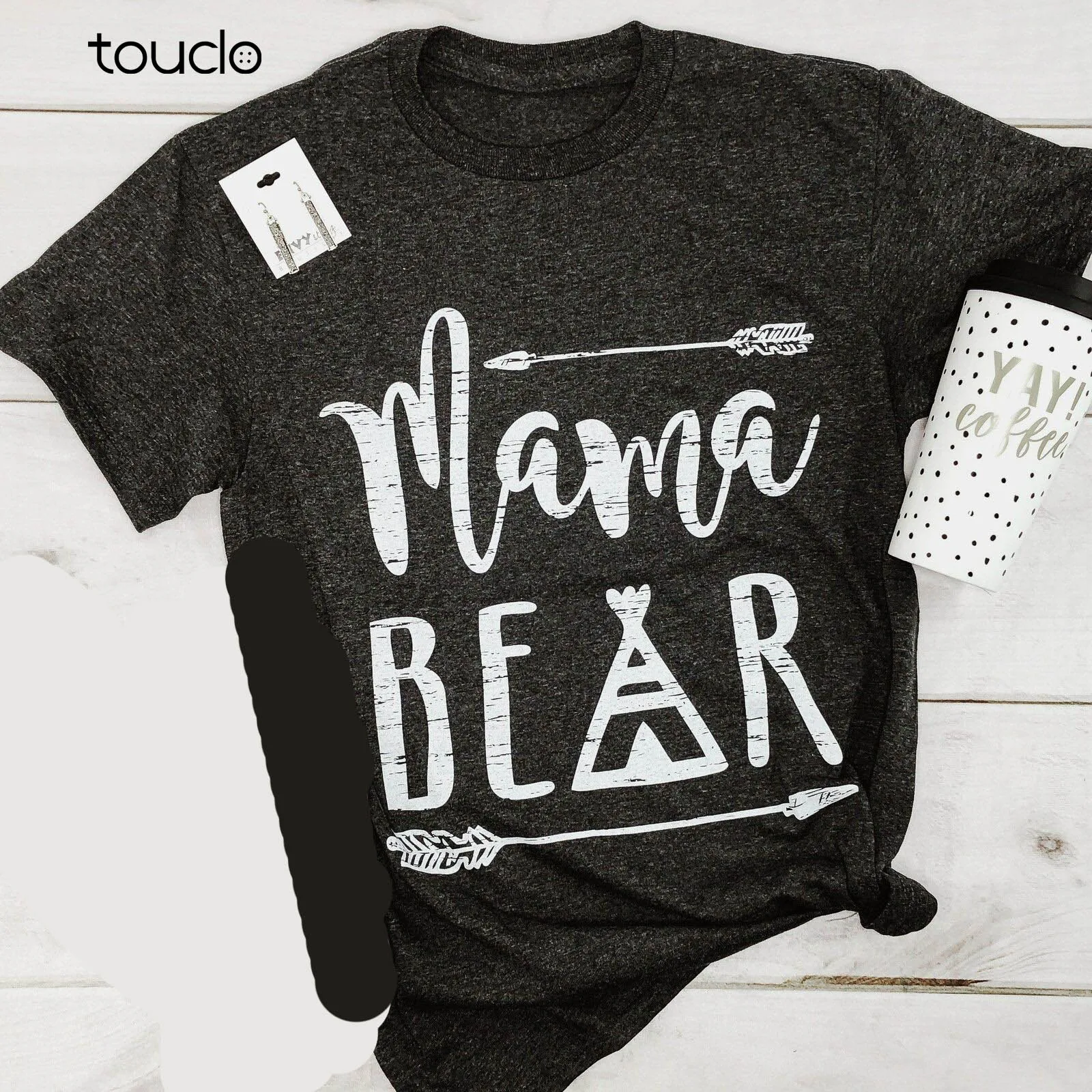 

Mama Bear Graphic Tee Women's Mom T-Shirt