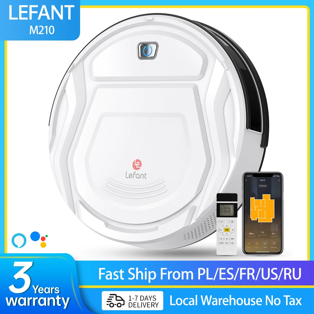 

Мини-пылесос Lefant M210 2 в 1 для сухой и влажной уборки, 1800 Па