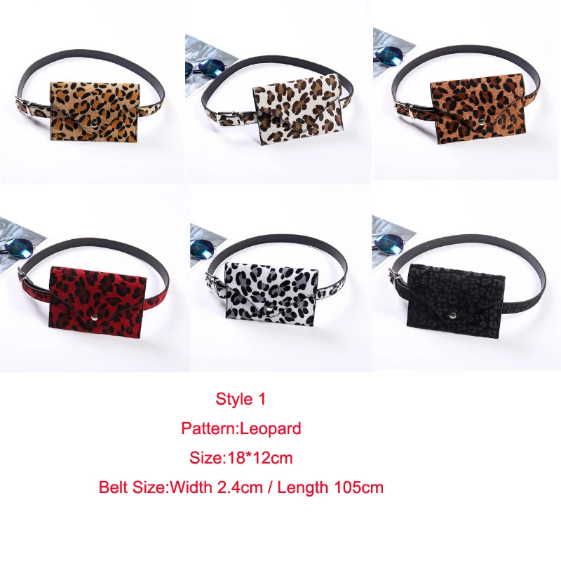 Wonmen леопардовая поясная сумка Спортивная Регулируемая дорожная для дам|Поясные