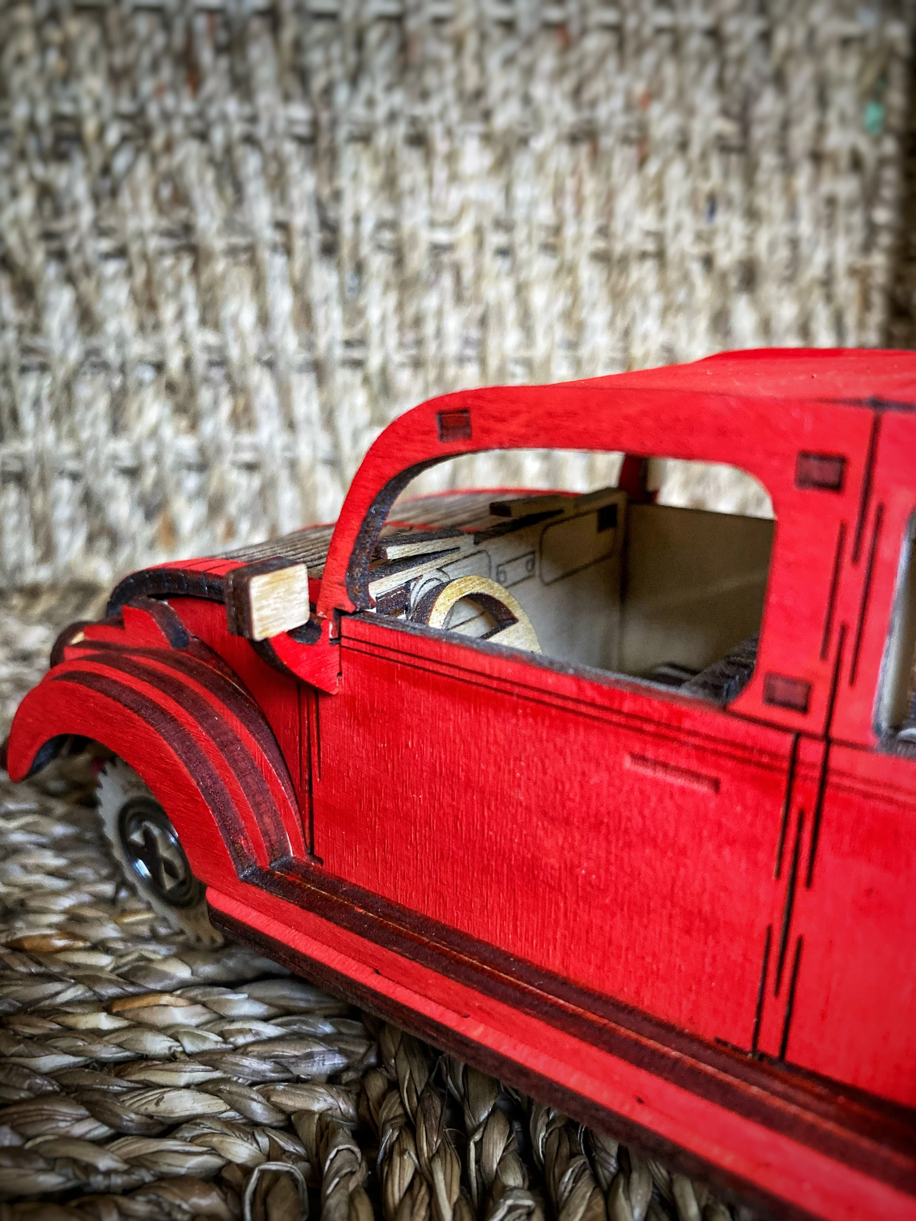Фольксваген жук vw beetle kafer деревянная игрушка ручной работы |