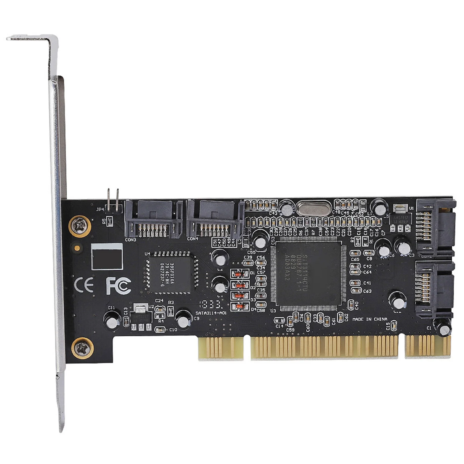 PCI к 4 Внутренний SATA порт 1 5 Гбит/с Sil3114 чипсет RAID контроллер карты компьютерные
