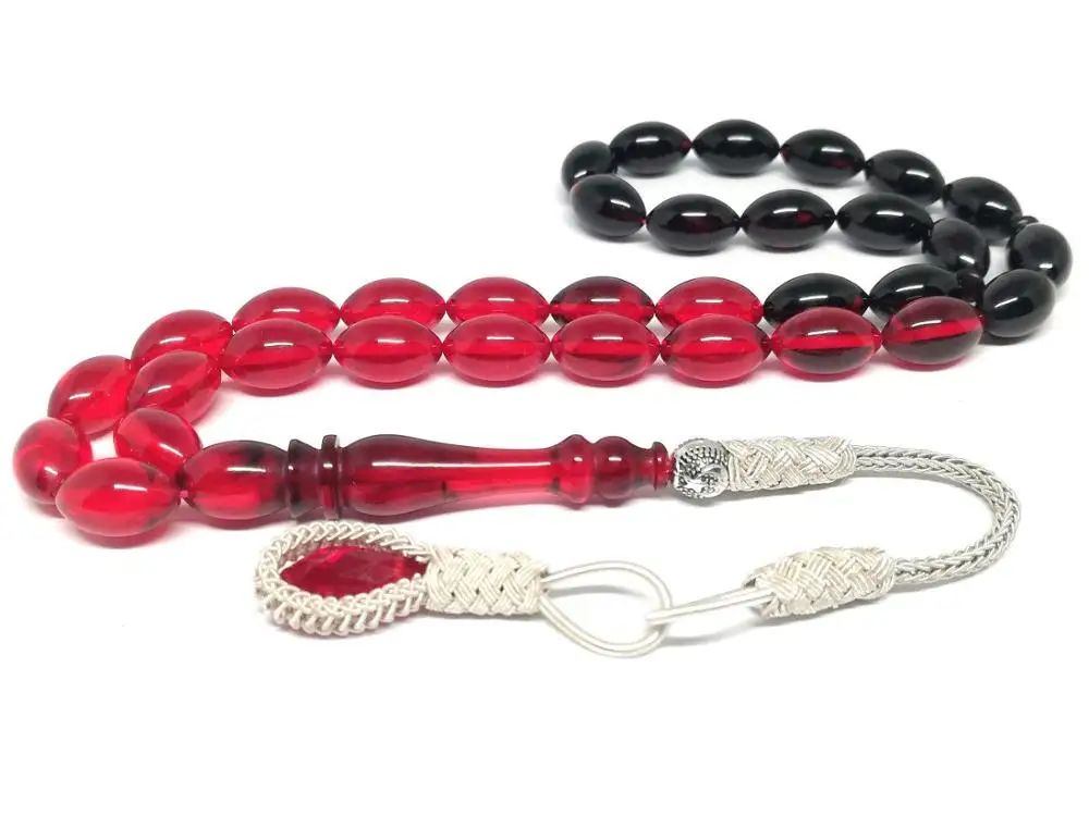 Мерные мусульманские четки 33 мерки 1000 параметров пережимаемый Янтарный ручная