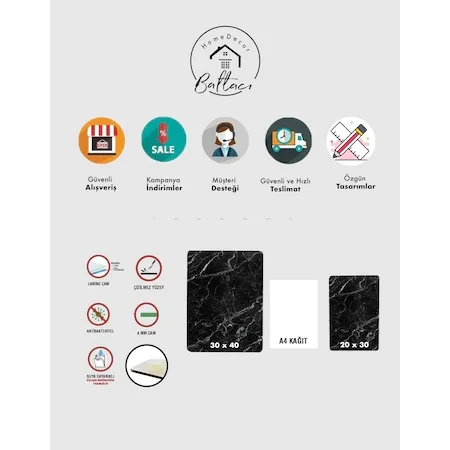 Мраморная стеклянная разделочная доска дизайнерская кухонная черная белая