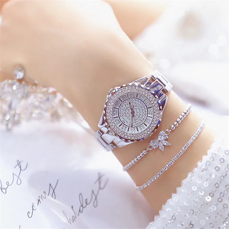 Women Watches Watch Ladies Wrist Watches Luxury Brand Rhinestone Women's Bracelet Watches Female Relogio Feminino