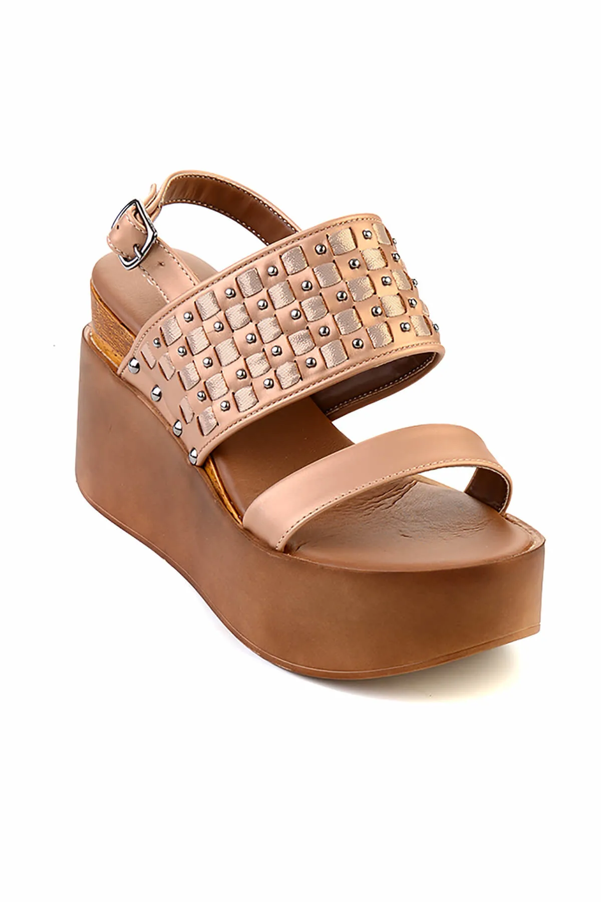 Женские сандалии с розами Bambi F0302369578|Боссоножки и сандалии| |