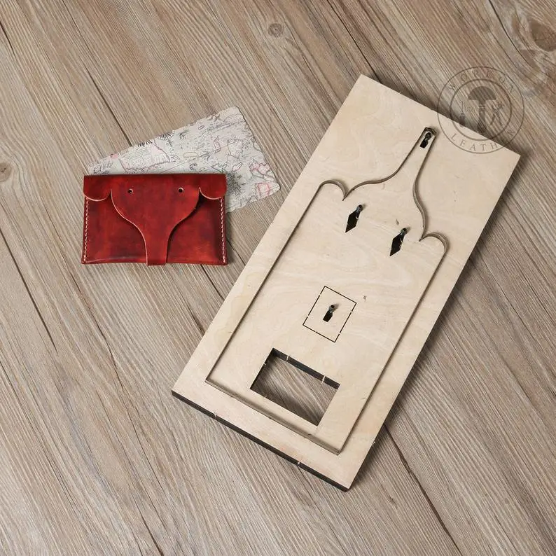 ZONESUN заказной инструмент для резки кожи ручной работы Кошелек монет перфоратор