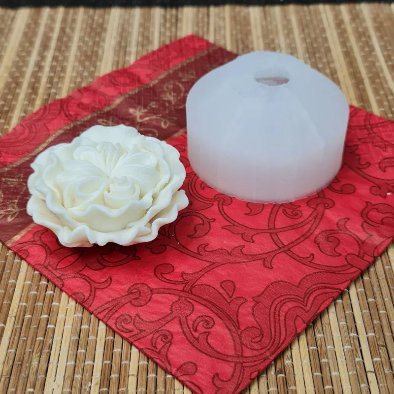 Силиконовая форма для шоколада карамели Цветок№111Роза-Остина&quot02594для леденцов