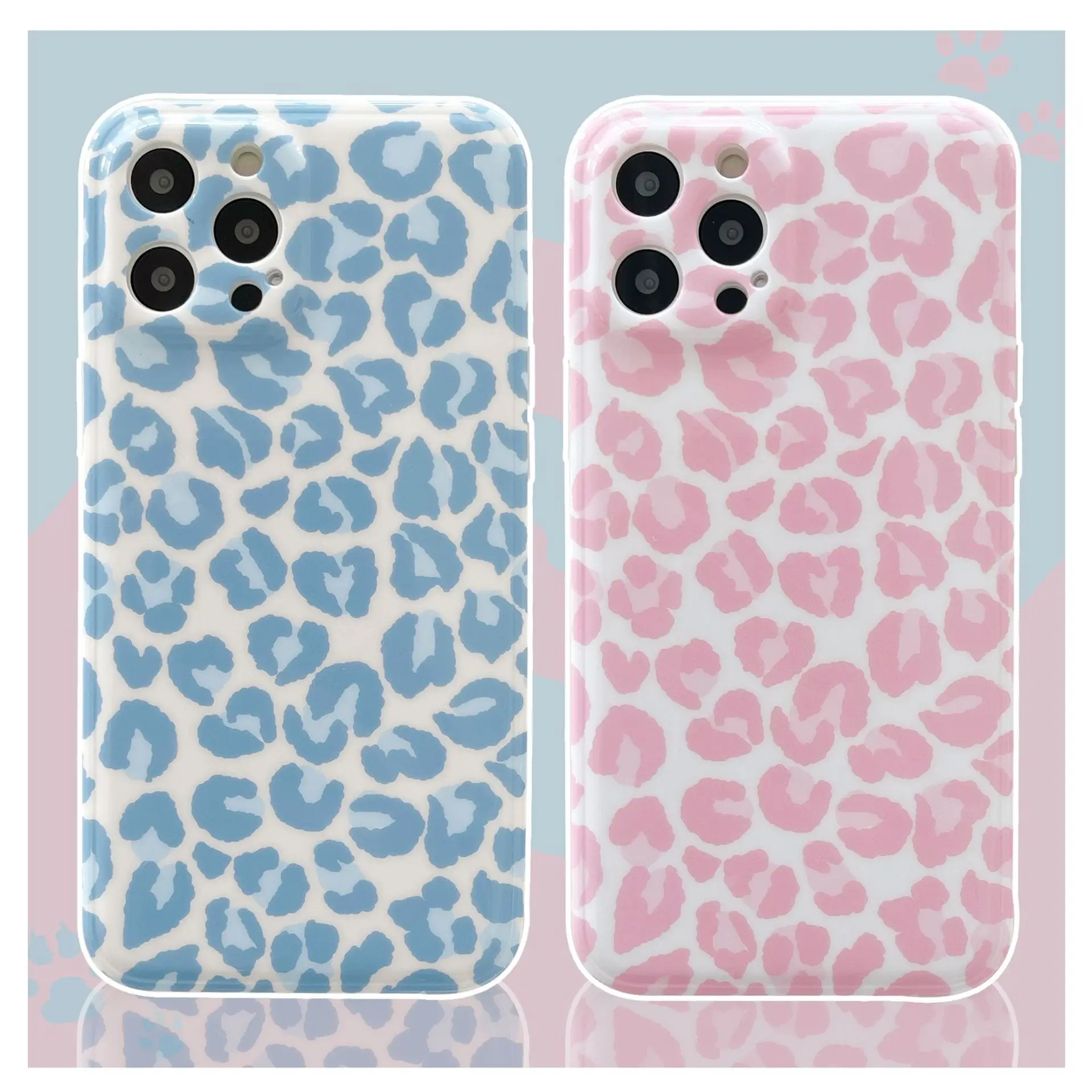 

Leopard Print Phone Case For iPhone 10 11 12 13 Pro XS Max Mini XR SE 2020 5 5S 8 7 6 6S Plus Soft TPU Coque Fundas carcasa