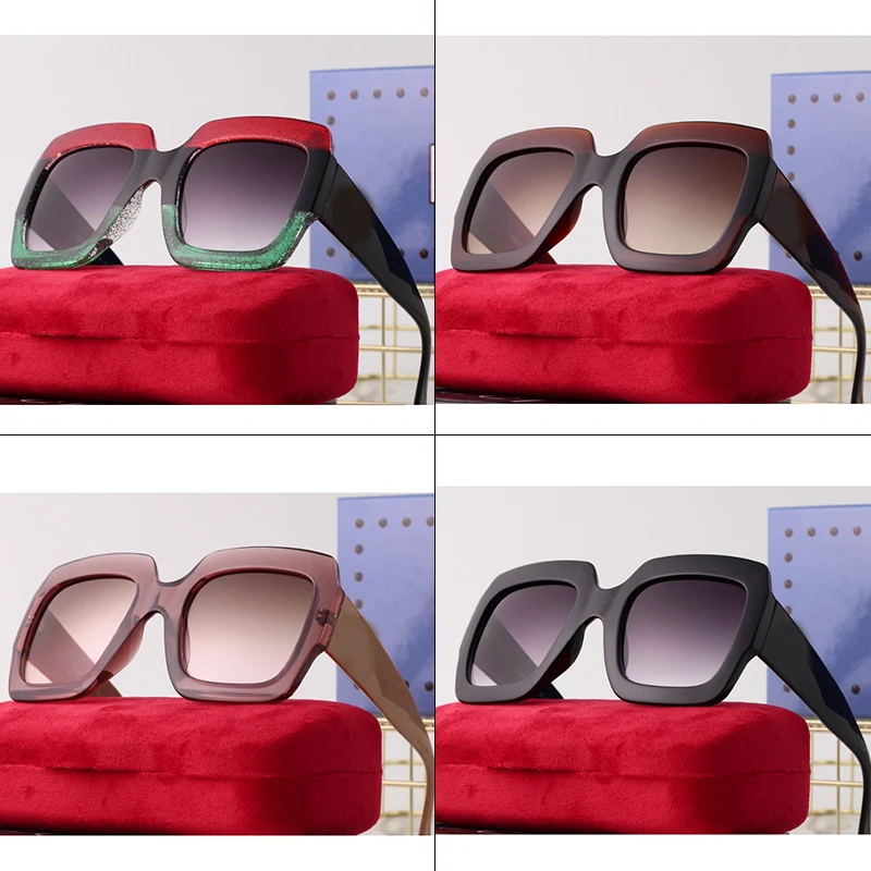 

New Style GG Luxury Sunglasses Men And Women Driving Visor Mirror Sunglasses Retro Travel Fishing Classic Sunglasses