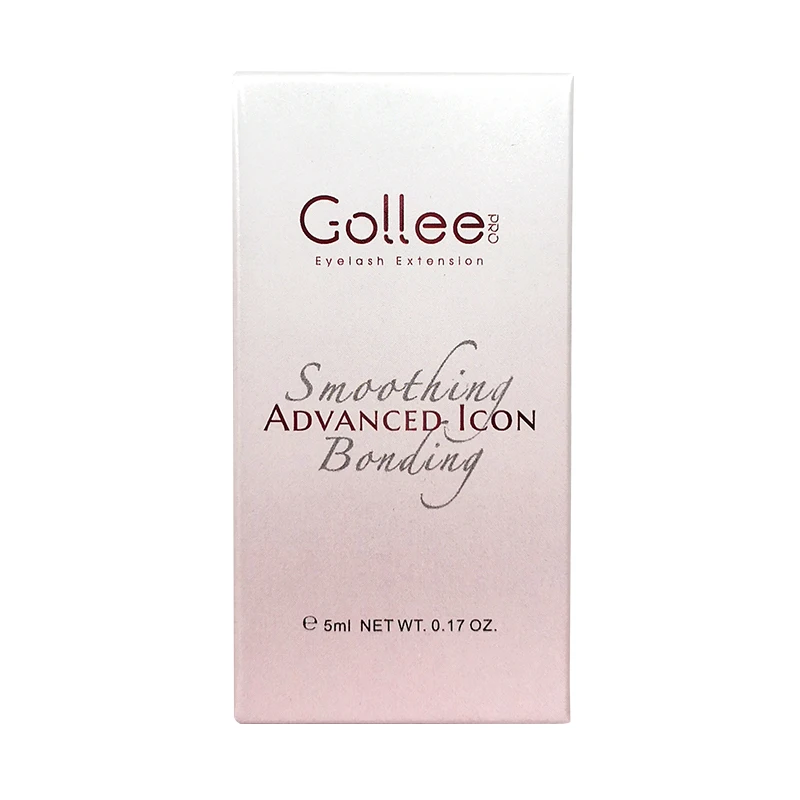 Розовый клей для наращивания ресниц Gollee 5 мл объема индивидуальные ресницы