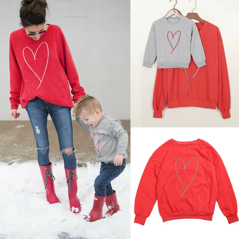 Семейная одежда для женщин мамы малыша мальчика Детская рубашка с длинным