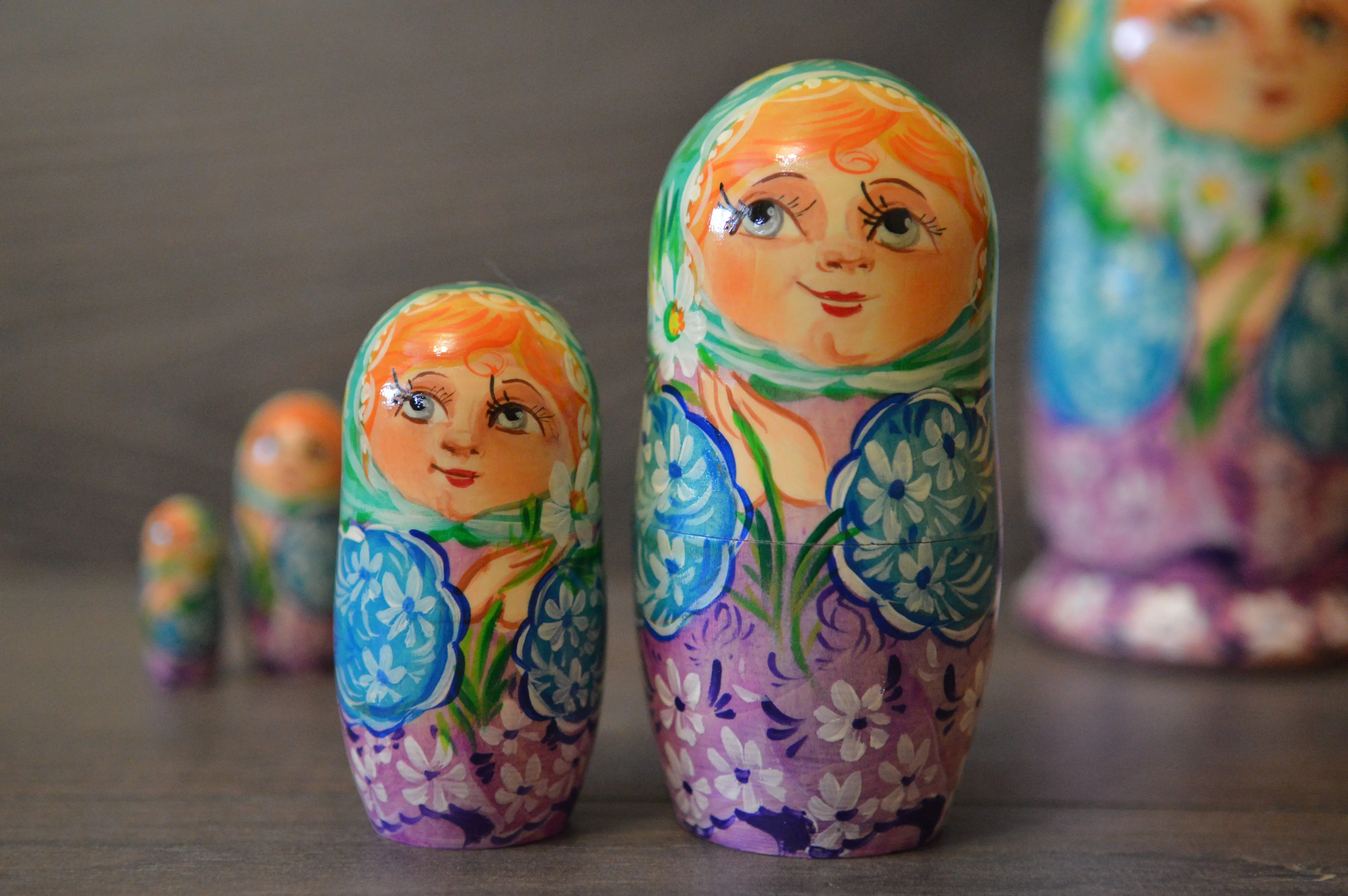 Russian matryoshka-grandmother Author's hand-painted |