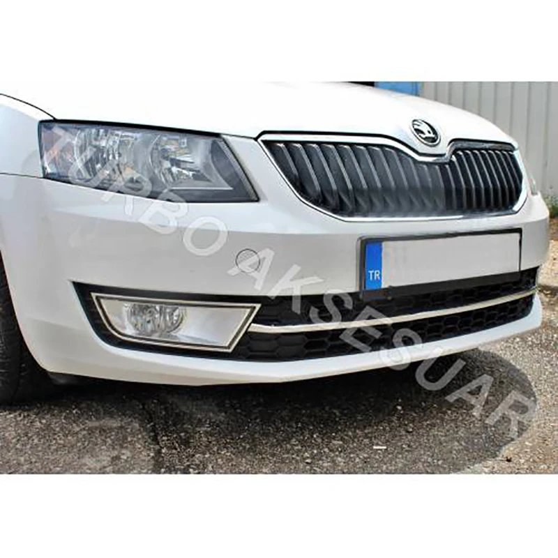 

Skoda Octavia A7 Chrome Front Bumper Molding 1 Piece (2013-2017)