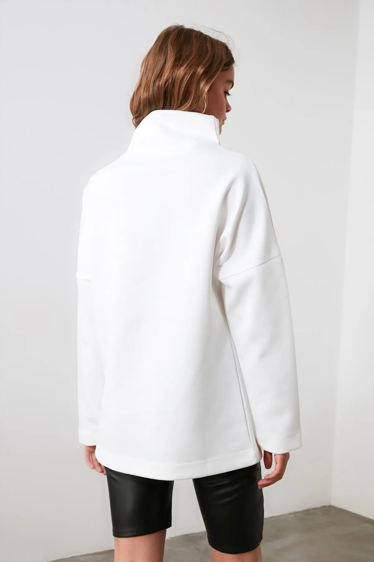 

Raw white Submersible Fabric Temporary Shed Knitted Sweatshirt