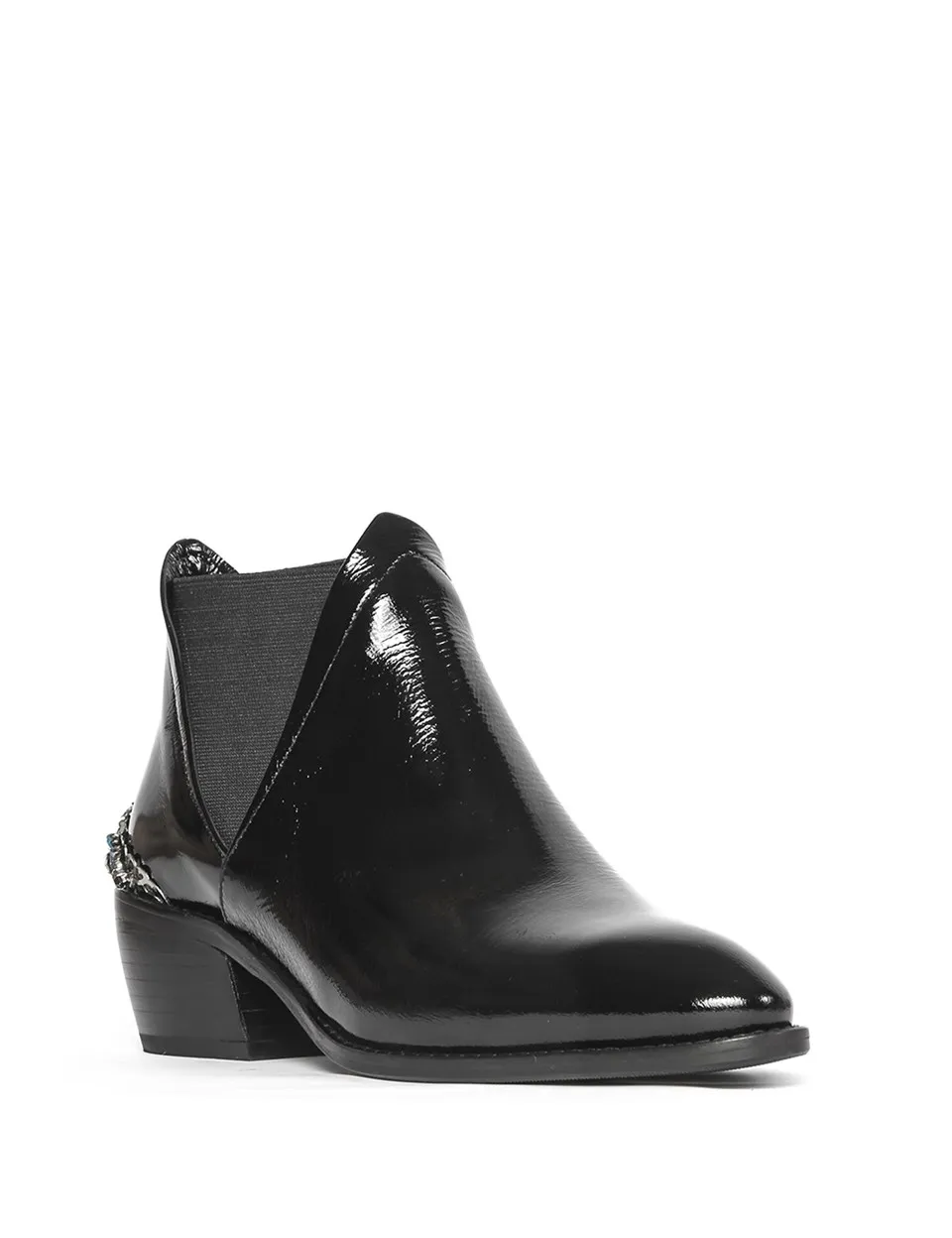 

İLVİ Henrike Women's Heeled Boot Black Patent Leather