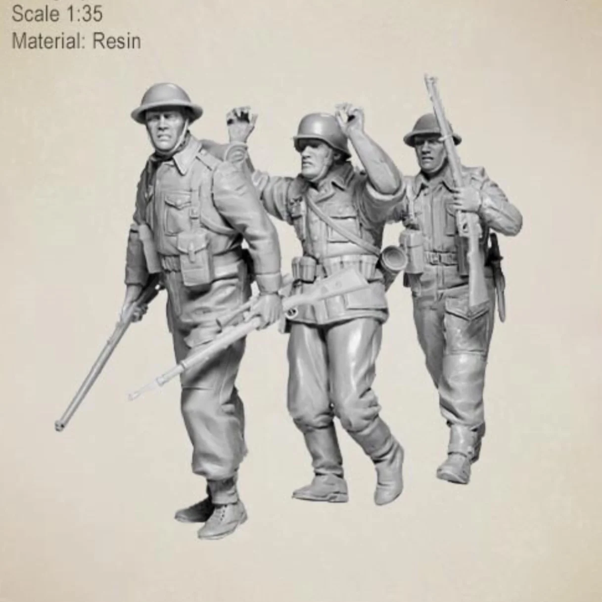 

1/35 фигурка модели из смолы GK,3 фигурки, несобранный и Неокрашенный комплект