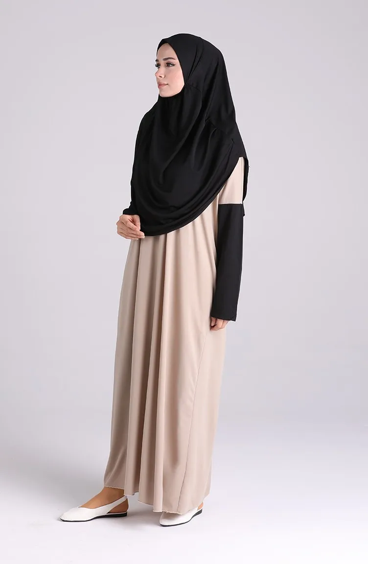 ‎Practical молитва Dress‎ одежды двухцветная плащ больших размеров хиджаб платье