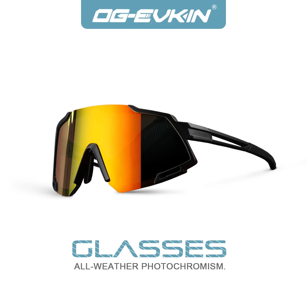 

OG-EVKIN CG-002 Cycling Glasses Road Bike Cycling Eyewear Sunglasses MTB Mountain Bicycle Protection Glasses for Running Riding