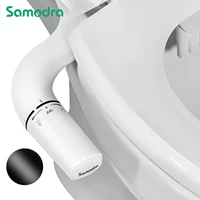 Samodra Toilet Bidet Sprayer Ultra-Slim bidet Toilet seat hygienic shower Dual nozzle Femine Rear Wash Attachment For Bathroom