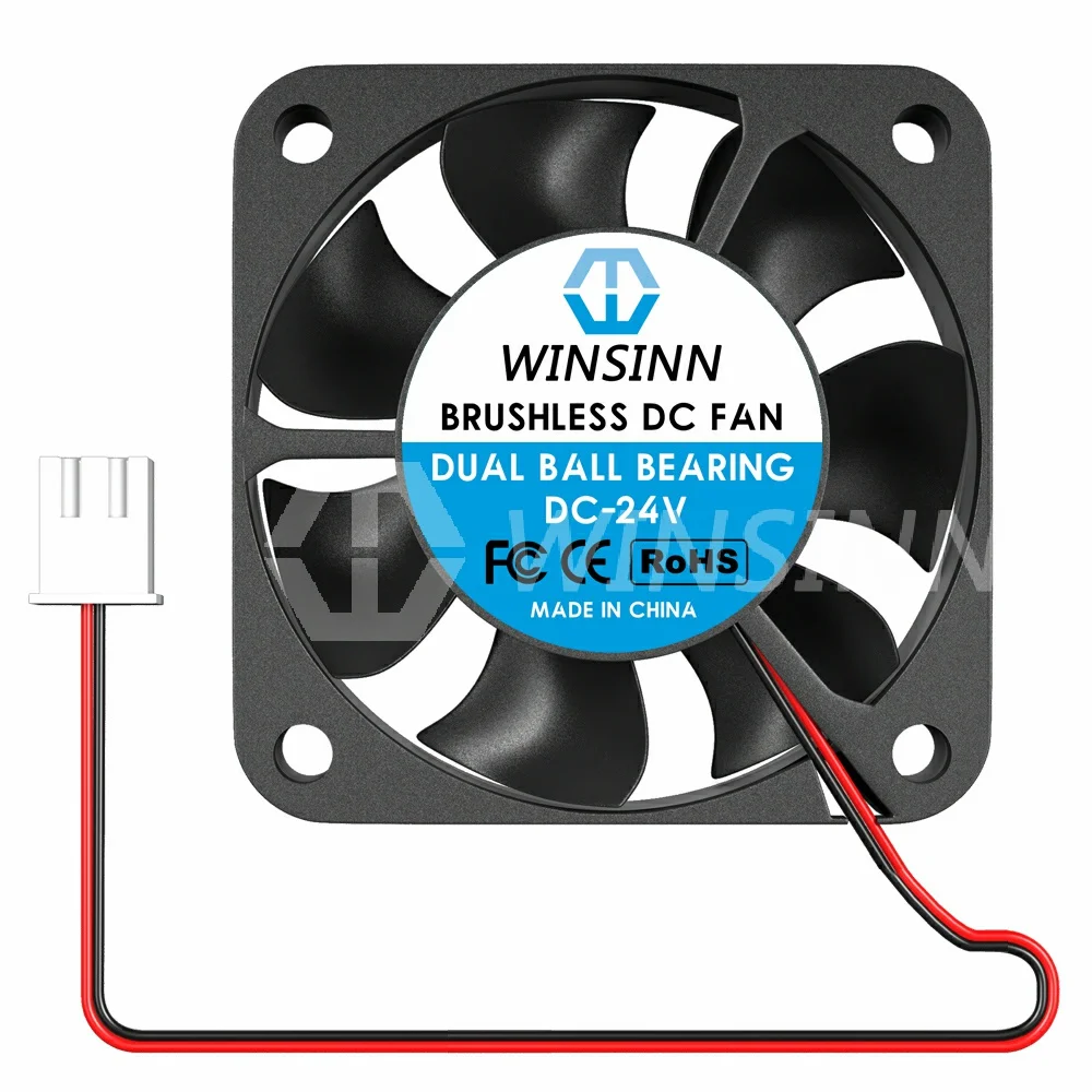 WINSINN 40mm Fan DC 5V 12V 24V 4010 Hydraulic / Dual Ball Bearing Brushless Cooling 40x10mm 2PIN