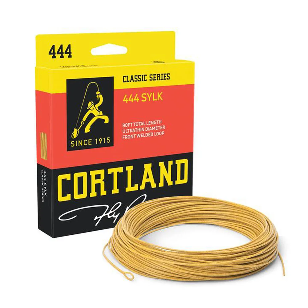 Леска для ловли нахлыстом CORTLAND 444 CLASSIC-27m-90yds-горчичного цвета
