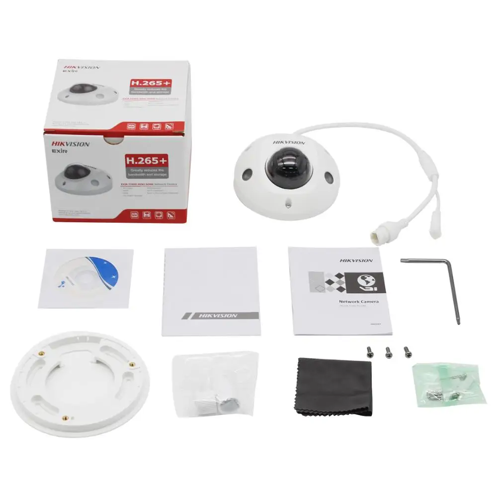 

Hikvision 4MP Dome POE IP Camera DS-2CD2543G0-IS 4MP IR Network Security Night Version CCTV Camera H.265 with SD Card Slot IP67