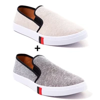 kit 2 paces sneakers slip on yacht easy calce no shoe sent from brazil