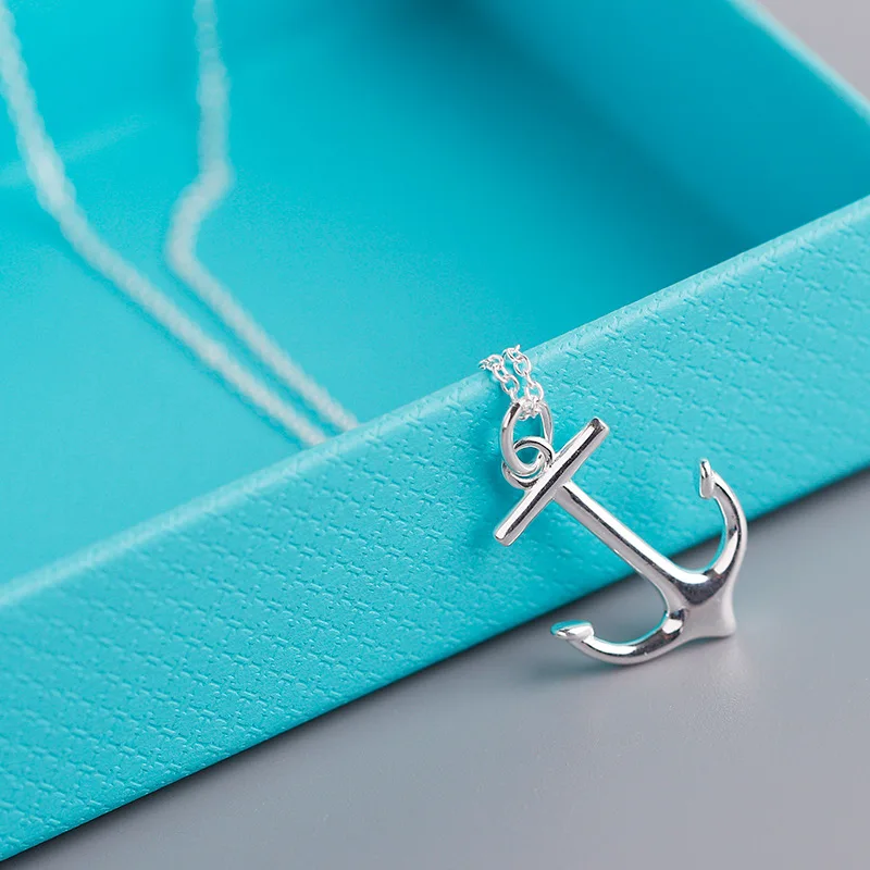 Новый Винтаж известный бренд Карибский пират Якорь Подвеска Для Мужчин's