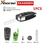 Универсальный пульт дистанционного управления XHORSE с 3 кнопками, 1 шт., модель XKA600EN VVDI2 для Audi A6L Q7