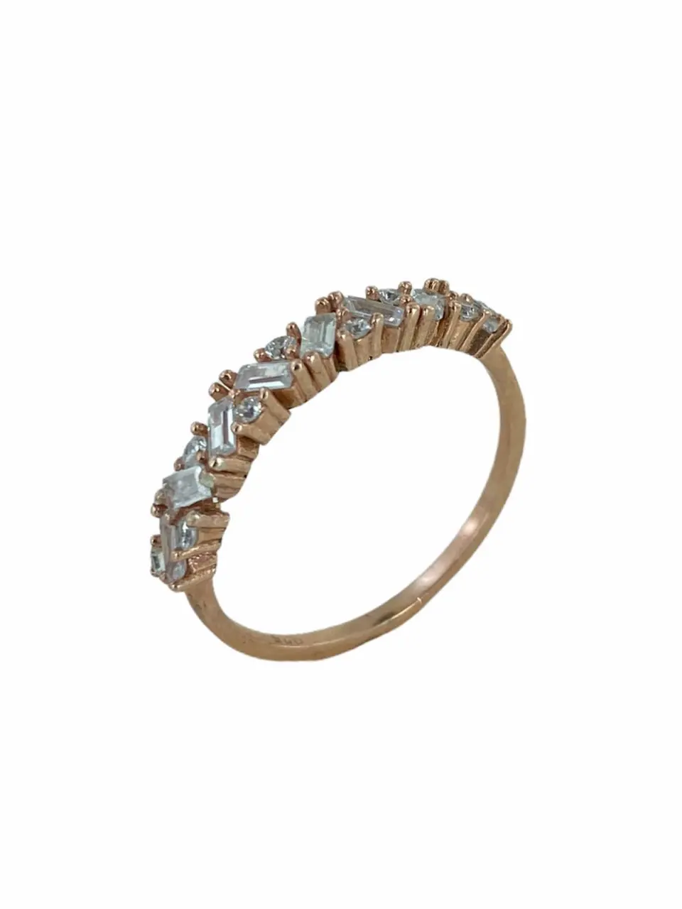 

Baget Zircon Minimal Row Stone 925 Silver Ring
