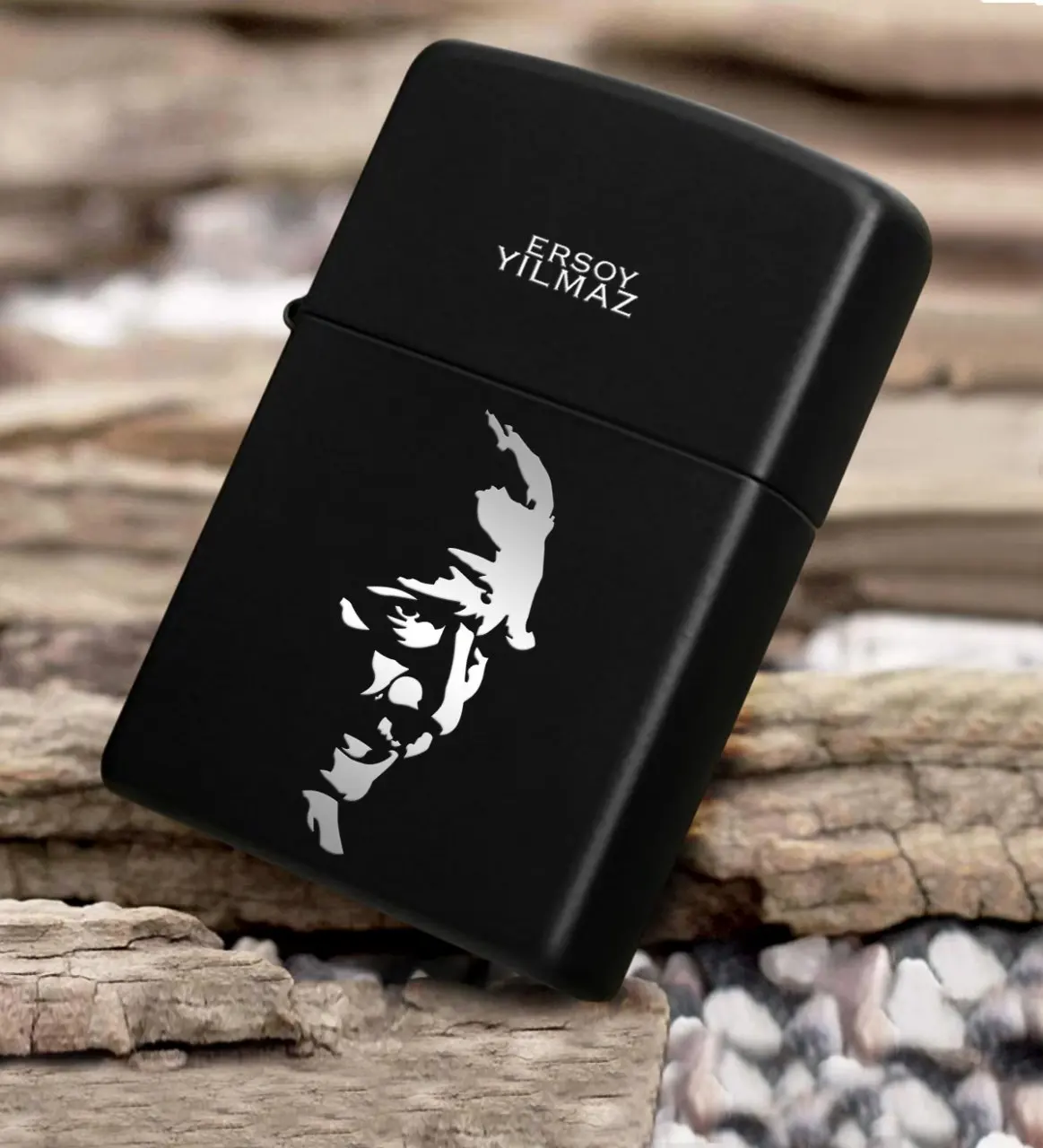 

Personalized Ataturk Skyline Gasoline Black Metal Cigarette Lighter-1