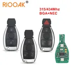 Автомобильный Дистанционный ключ для Mercedes Benz A C E S Class BGA NEC 315 433 МГц, автоматический умный пульт управления, замена автомобильного ключа без надписей