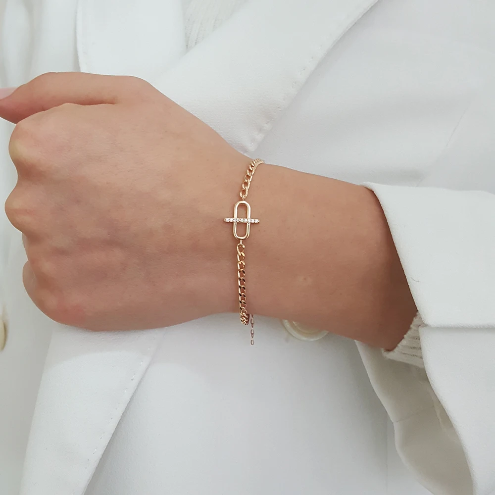 Женский массивный браслет Майами из серебра 925 пробы изящная бижутерия в стиле