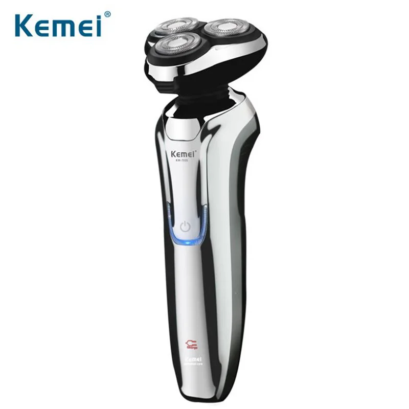 

Kemei KM-7935 USB Electric Shaver For Men 3 Floating Blades Shavers 3D Washable Trimmer Rechargeable Hair Removal
