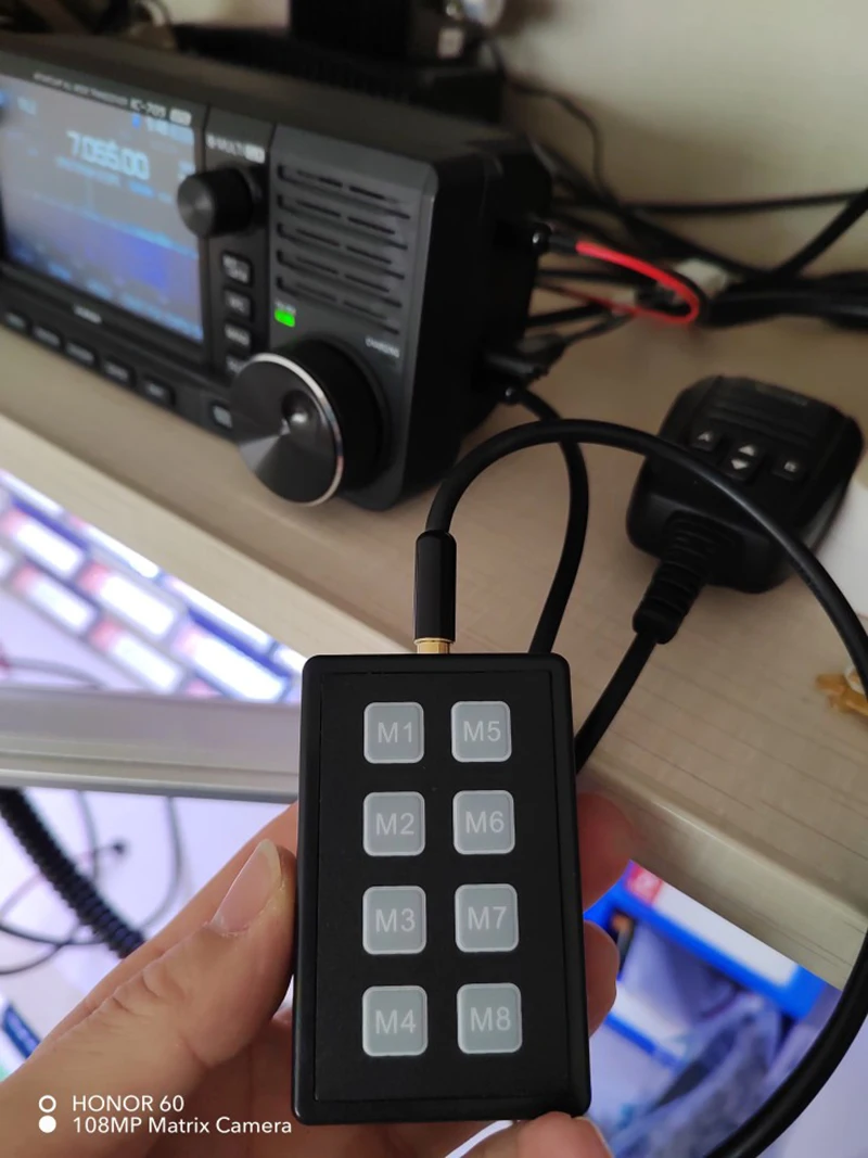 Фото Внешняя клавиатура радиосвязи ICOM подходит для женской лампы IC-705 и т. Д. №3