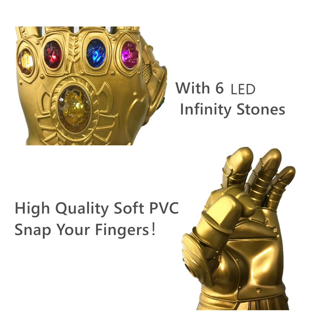 Перчатки со съемными драгоценными камнями Marvel Infinity Legend |