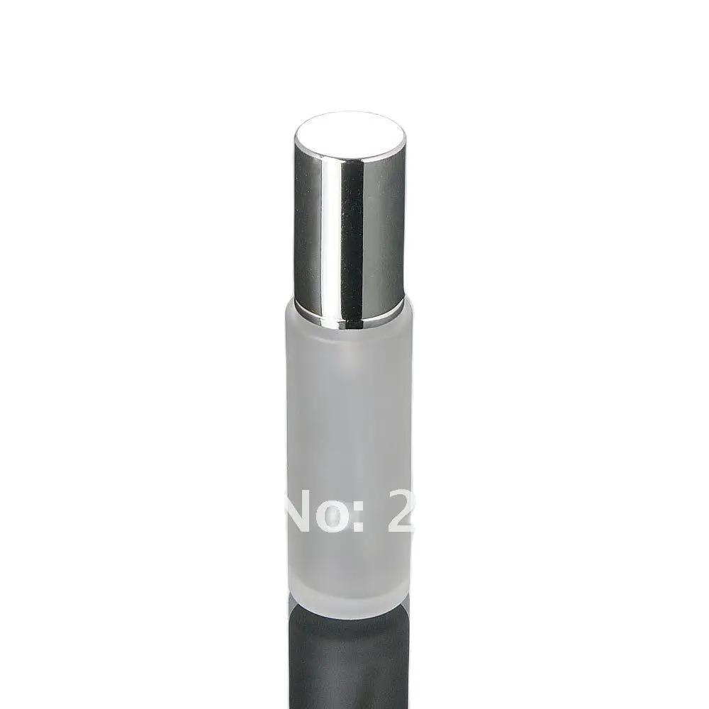 50 мл матовое стекло с блестящей серебряной бутылкой насосом бутылка для лосьона |