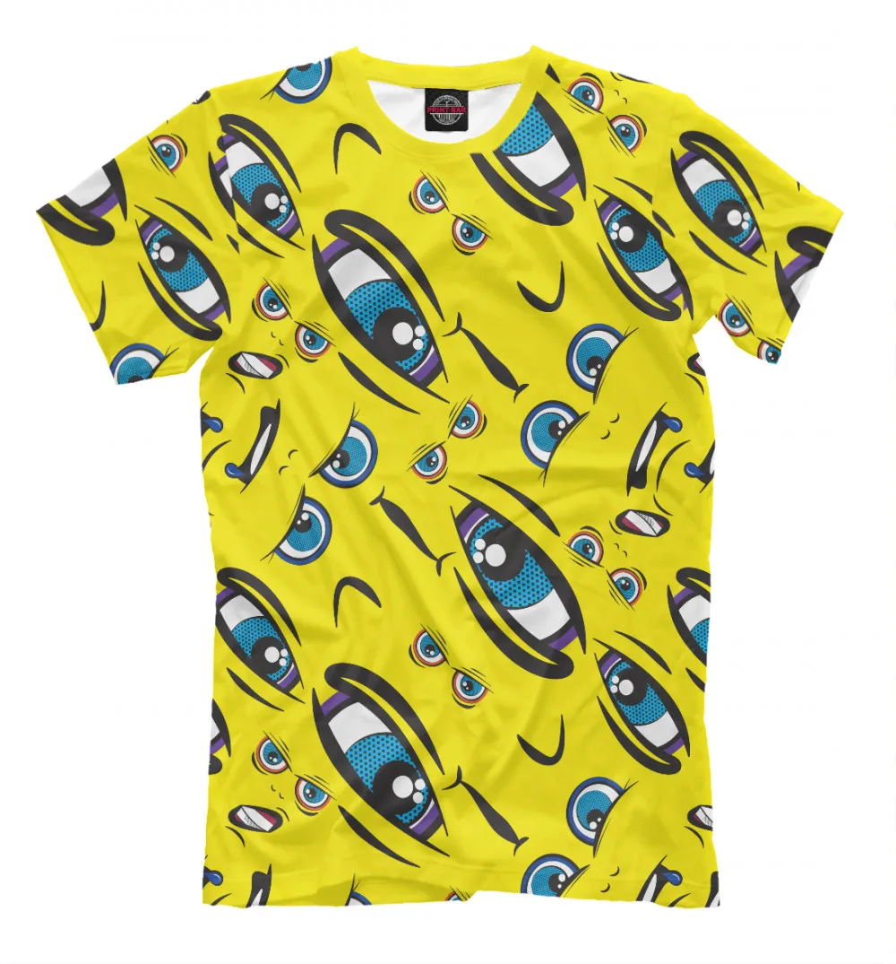 Мужская футболка Emoji faces|Мужские футболки| |