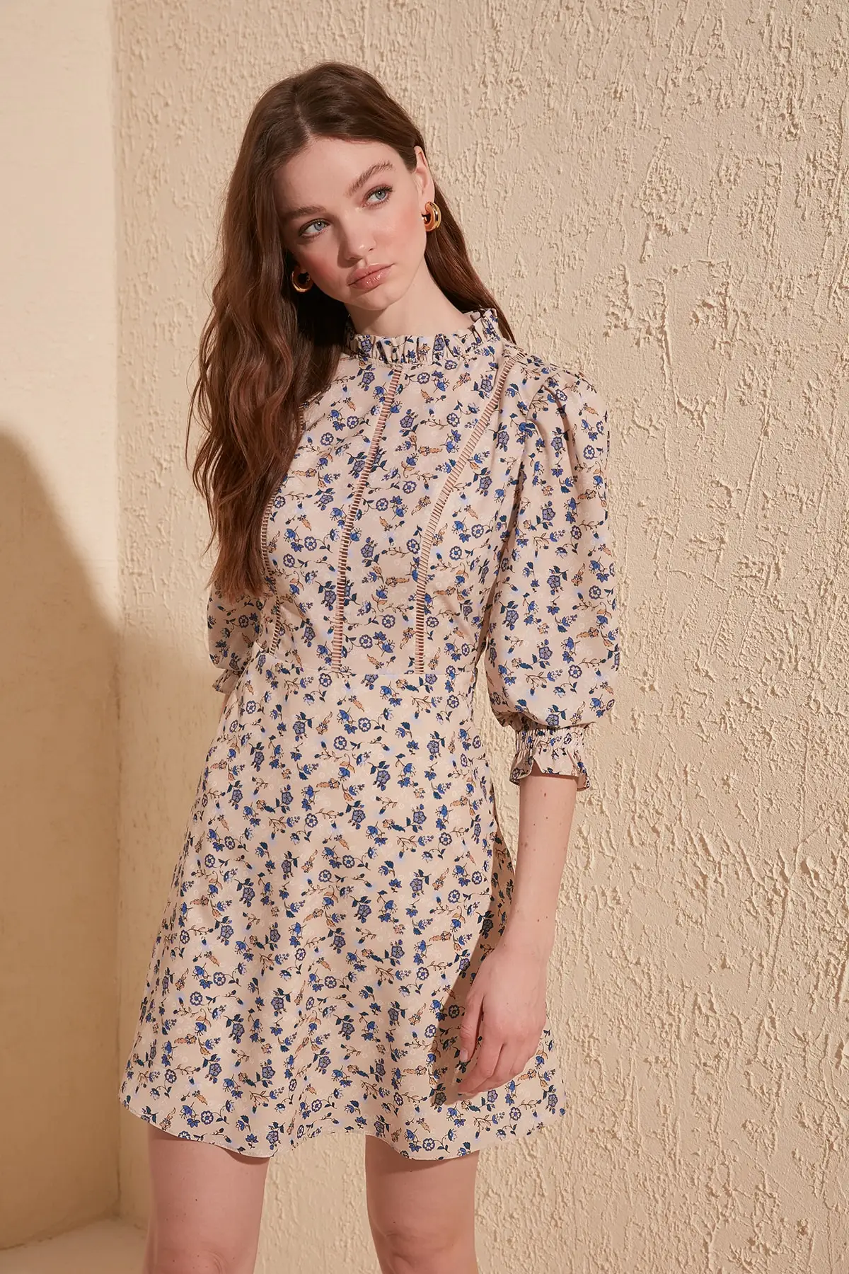 Платье с цветочным принтом TWOSS20EL1547|Женские платья| |