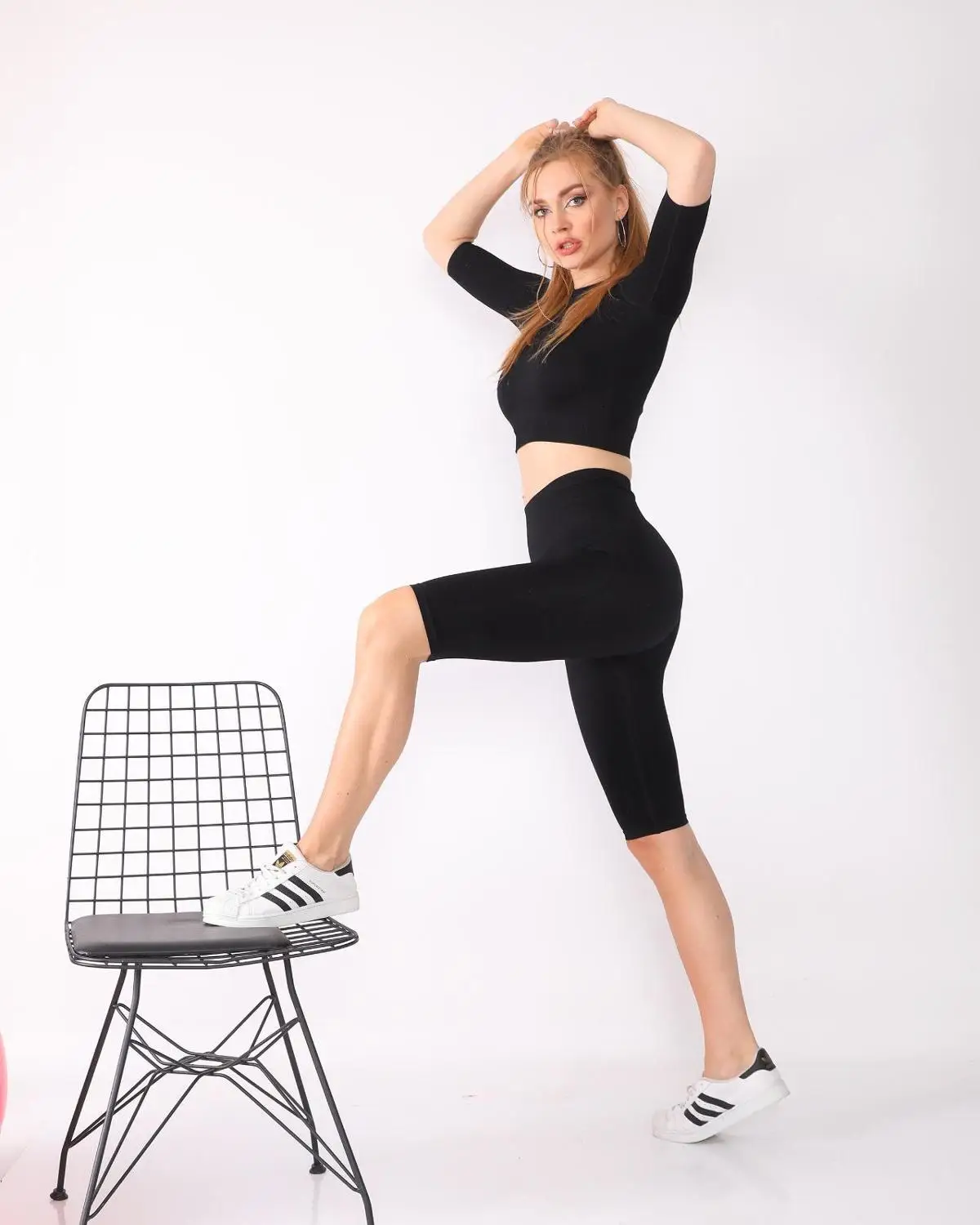 

isimsiz leggings suit women sports fitness daily casual spring summer run two piece set shorts suit sleeveless workout