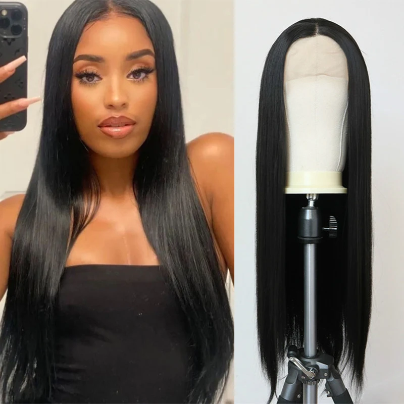 

Synthetic Lace Front Wig Heat Resistant Fiber Hair High Density Daily Wig Synthetic Wigs for Women Glueless Lace Wigs