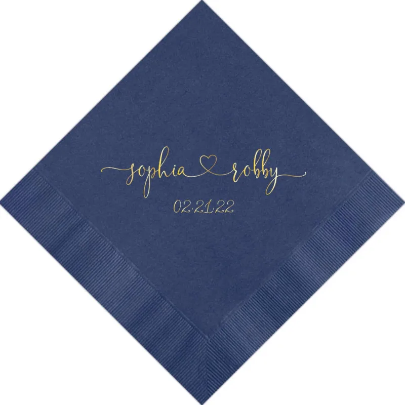 50 шт. свадебные салфетки с монограммой | Дом и сад