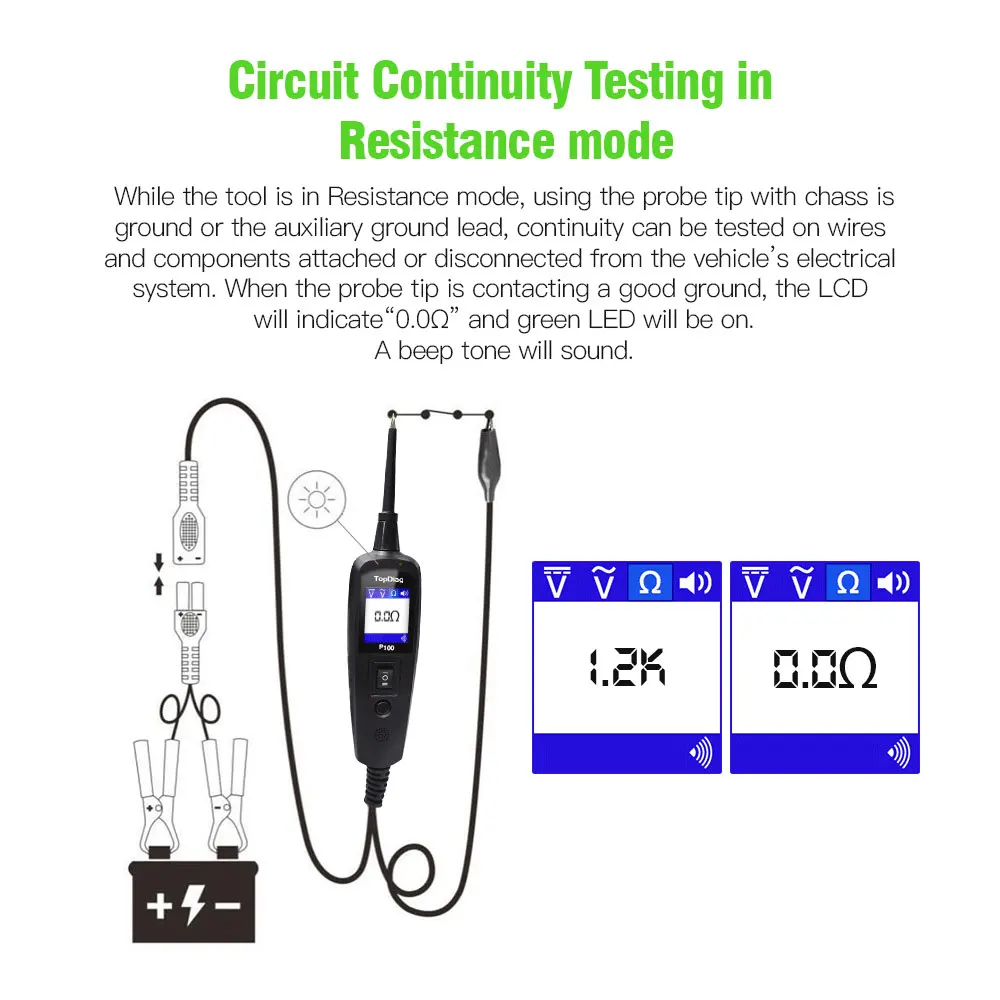 P100 тест на автомобильную батарею устройство для проверки неисправностей