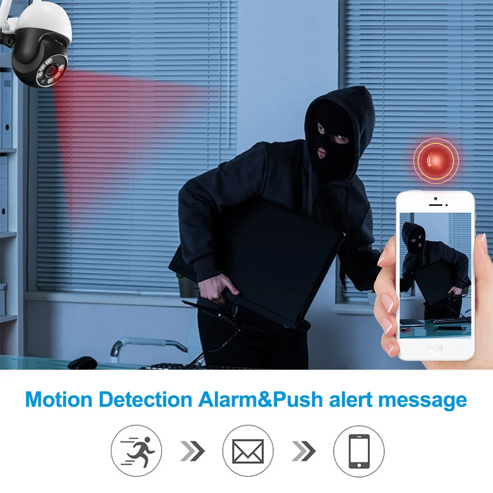 UniLook смарт-камера купольная HD WiFi 3MP CCTV камера ночного видения наружная IP P2P мини