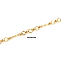 mens gold filled loose chain ladies diy bracelet necklace jewelry making materials o shaped semi finished chain